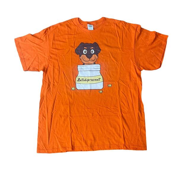 Orange puppy shirt size XL - Picture 1 of 3